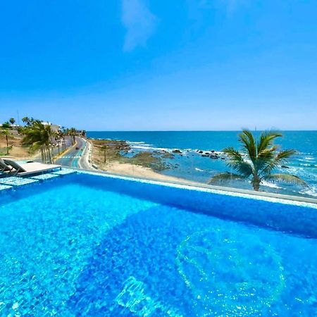 Malecon Vista Al Mar Alberca Infinity Jacuzzi Gym Apartment Mazatlan Exterior photo